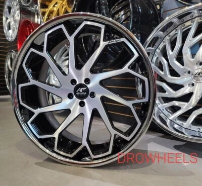 22" AMANI FORJADO REGROSSO MERCEDES S550 S63 BMW 750/850 AUDI A7 A8 BENTLEY GT Foto 1 de 4