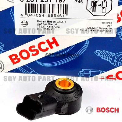 For Mini Cooper Paceman 2007-2016 0261231197 Bosch NEW OEM Ignition Knock Sensor - Image 1 of 4