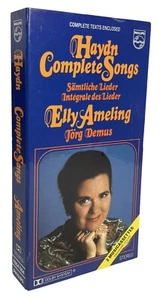 1981 Haydn Complete Songs Elly Ameling 2 Cassette Box Set with Book Joseph Haydn - Picture 1 of 9