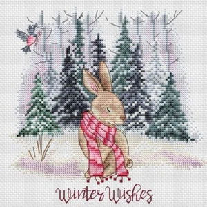 WINTER WISHES CROSS STITCH SAMPLER CHART-LE POINT DECROIX - Picture 1 of 1