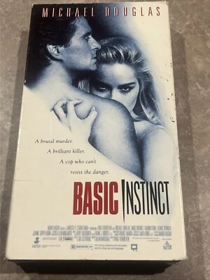 Basic Instinct (VHS, 1992) Michael Douglas, Sharon Stone ***TESTED*** - Image 1 of 4