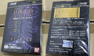VINTAGE Neon Genesis Evangelion Card Game Starter Set Bandai Carddass Sealed - Picture 1 of 1