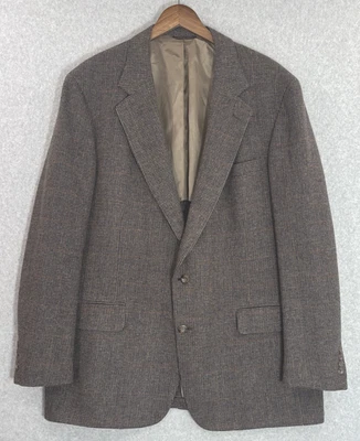 Chaqueta De Colección Crickateer 48R* Marrón Tweed Lana Hecho en Unión EE. UU. Blazer Abrigo Deportivo Foto 1 de 4