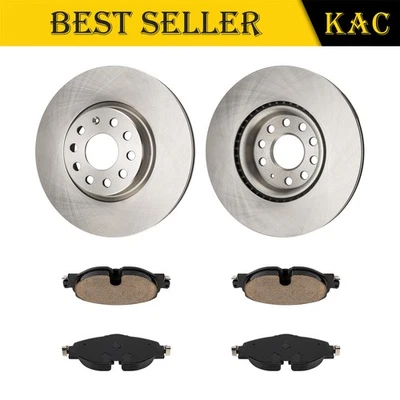 Front Brake Set Fits Volkswagen Golf Alltrack 2017-2019 GTI 2015-2016 6PR1200081 - Image 1 of 4