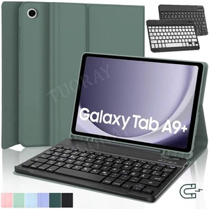 QWERTZ Bluetooth Tastatur Hülle für Samsung Galaxy Tab A11 Plus A9 Plus 11" 2025 - Bild 1 von 62