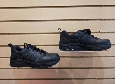 Tênis de treinamento New Balance feminino Wx857v3 tamanho 8 D largo couro preto - Imagem 1 de 4