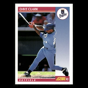 Tarjeta de béisbol Dave Clark #657 1992 Score Kansas City Royals MLB - Imagen 1 de 3