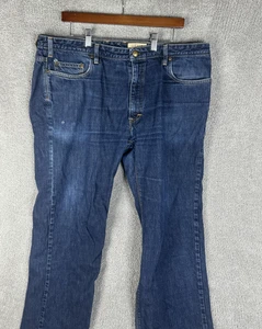 Pantalones de mezclilla Orvis para hombre 40x30 azul americano hechos en EE. UU. 100 % algodón pierna recta - Imagen 1 de 18