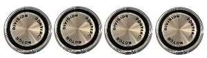 1960-62 PONTIAC 8 LUG WHEEL CENTER CAP SET - Picture 1 of 1