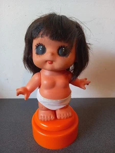 Vintage Bambola Musicale Lettera Elise iwai Giappone 1973 Big Eyes Sul Da 23 CM - Imagen 1 de 9
