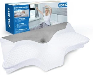 HOMCA Cuscino Cervicale Ortopedico in Memory Foam, Cuscino Ergonomico IC036 - Foto 1 di 8