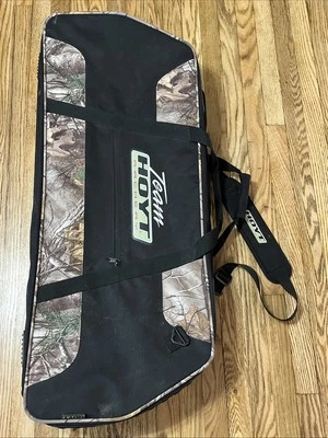 Hoyt Woodland Archery Camo Compound Bow Case Bag 40”x16”x7” Foto 1 de 4