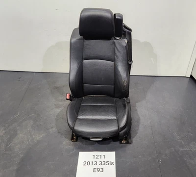 ✅ 07-13 OEM BMW E93 328 335is Convertible Delantero Izquierdo Deportivo Cuero Asientos Negro * Foto 1 de 4