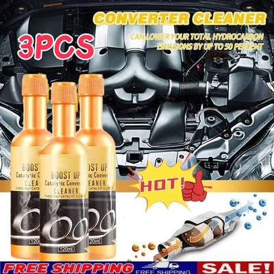 3X BoostUp Vehicle Engine Catalytic Converter Cleaner Multipurpose Deep Clean - Image 1 of 4