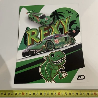 AO Racing Rexy #77 Driver Card IMSA Porsche GT3 Rawr 2025 Heinrich Bachler Trex - Photo 1/2