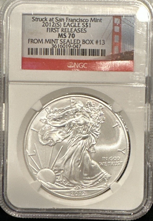 American Eagle MS 70 Graded 2012 Silver Bullion Coins for sale | eBay
