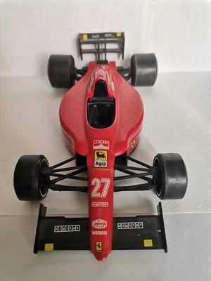 MODELLO BURAGO FERRARI 641/2  SCALA 1/24  1990 ROSSO F1 JEAN ALESI OLD VINTAGE  - Immagine 1 di 4