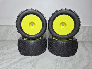 17mm Hex RC Truggy Pro Line Wheels & Tyres Set For 1/8 Scale Nitro/Electric  - Picture 1 of 17
