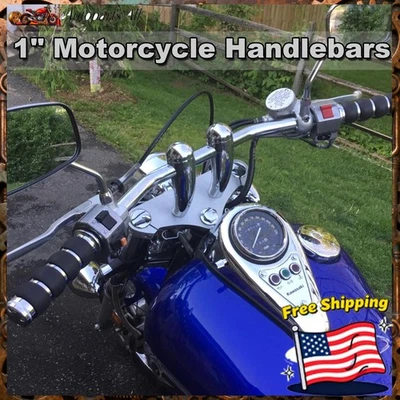 Manillar barra de arrastre para motocicleta Suzuki Intruder VS 1400 1500 750 VL 800 1" EE. UU. Foto 1 de 4