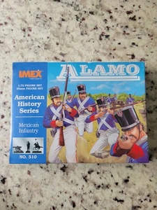 Imex 510 1/72 Alamo Mexican Infantry (46, 1 horse) New In Package - Picture 1 of 4