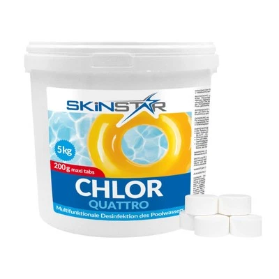 Chlortabletten Multitabs Pool 5 kg Langsamlöslich Chlor Pflege für Schwimmbad - Bild 1 von 4