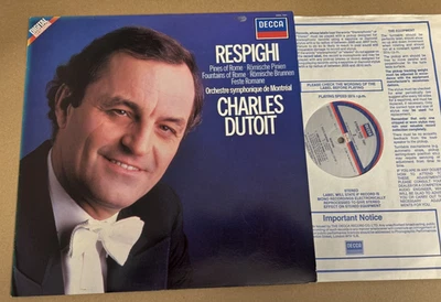 SXDL 7591 Respighi Pines of Rome Fountains of Rome Charles Dutoit - Image 1 of 2