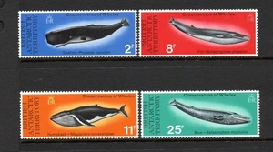 BAT MNH 1977 SG79-82 WHALE CONSERVATION - Picture 1 of 1