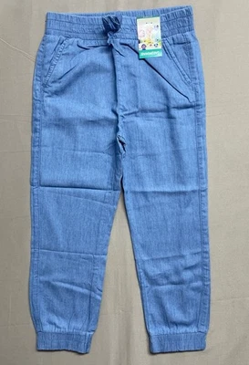 Nuevo con etiquetas Garanimals Niñas Pequeñas Talla 5T Azul Denim Jogger Cintura Elástica Pantalón de Sudadera Foto 1 de 4