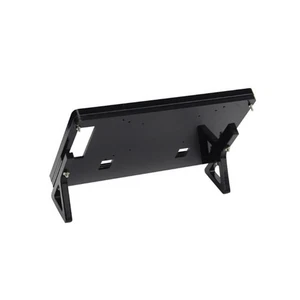 Black Front & Back Shell + Base + Screws For 7 inch Raspberry Pi 2 B LCD Screen - Picture 1 of 9