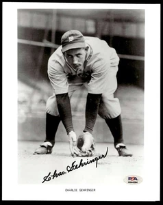 Charlie Gehringer 8 x 10 Photo Signed Auto PSA/DNA Authenticated Detro ID:426844 - Picture 1 of 2