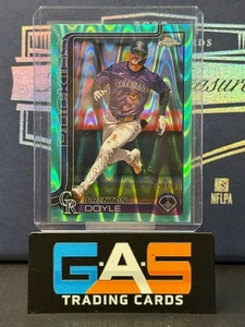 2025 Topps Chrome - rifrattore Brenton Doyle #118 Aqua RayWave /199 - Foto 1 di 2