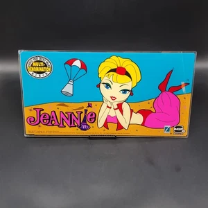 Máquina tragamonedas de casino "I Dream Of Jeannie" panel de vidrio con botella Genie 17"x9" LEER - Imagen 1 de 21