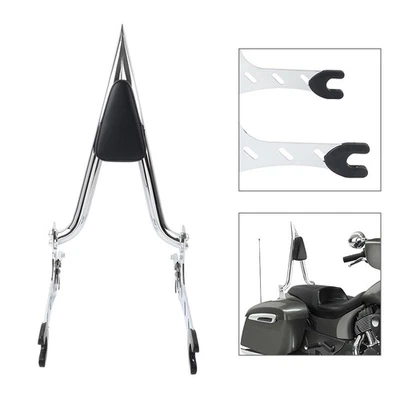 24" Height Passenger Backrest Sissy Bar For Indian Springfield Chieftain 2014-UP - Изображение 1 из 4