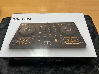 Pioneer DJ DDJ-FLX4 2-Channel DJ Controller for rekordbox & Serato DJ Black - Image 1 of 4