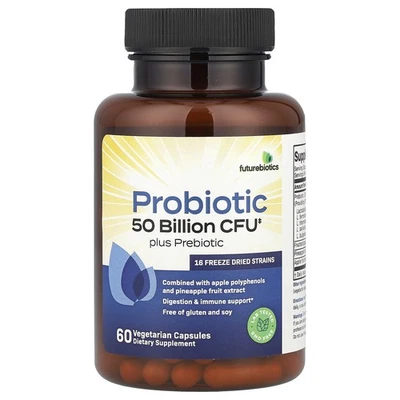 Probiotic Plus Prebiótico, 60 Cápsulas Vegetarianas - Imagem 1 de 2