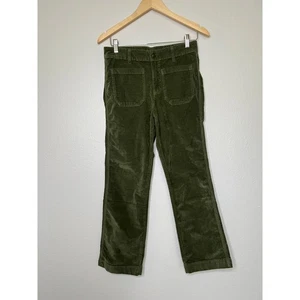 Free People High Time Kick Flare Pant Army Green Mid-Rise Patch Pocket Size 8  - Bild 1 von 3