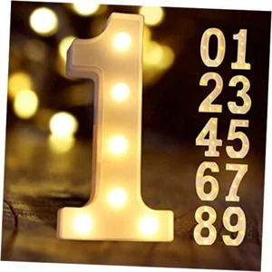Light Up Letters, LED Marquee Letter Lights with Letters Desk Number Lights-1 - Picture 1 of 7