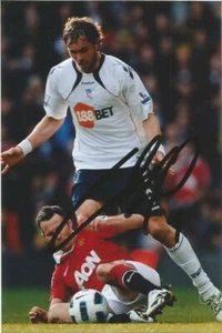 BOLTON & SWEDEN: JOHAN ELMANDER SIGNED 6x4 ACTION PHOTO+COA - Picture 1 of 1