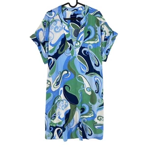 GANT Blue Paisley Tunic Day Dress Size EU 36 UK 8 US 6 - Picture 1 of 9
