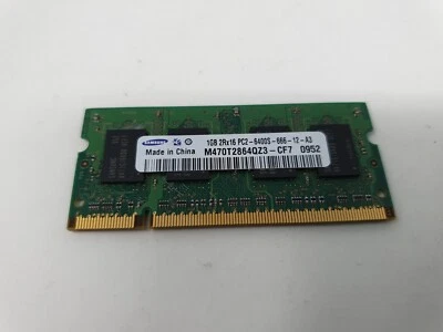 Dell Latitude E6400 Memory RAM 1GB DDR2 PC2-6400s Samsung M470T2864QZ3 Genuine - Image 1 of 4