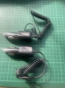 2x 12V VOLTIOS CABLE DE ALIMENTACIÓN CABLE CIGARRO ENCHUFE ENCENDEDOR vibra led luz de advertencia - Imagen 1 de 1