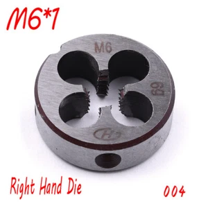 M6 * 1 Pitch HSS Metric Right Hand Die Thread Alloy Tool steel 6mm 6x1.0 - Picture 1 of 7