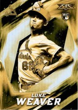 2017 Topps Fire Gold Parallel #154 Luke Weaver Rookie Cardinals RC