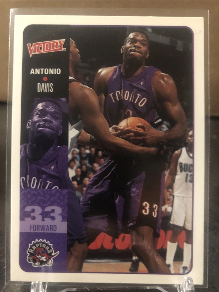2000-01 Upper Deck Victory Toronto Raptors Basketball Card #203 Antonio Davis - Image 1 of 2