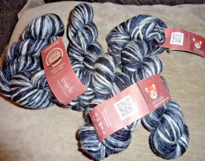 Colinette RED PANDA, WOOL/BAMBOO- 3 SKEINS - NEW COLOR ZEBRA 141 - Image 1 of 2