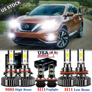 Para 2009 2010 2011 2012 2014 Nissan Murano 6x faros LED bombillas antiniebla - Imagen 1 de 12