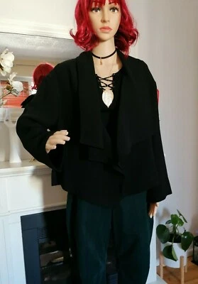 Oska Luxus Pur Rüsche Jacke Blazer  Gr.1 38 M Polyester Acetat NEU - Bild 1 von 4