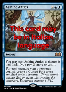 MTG ASININE ANTICS EXC - AMENITÀ ASININE 42 - WOE - MAGIC - Bild 1 von 1