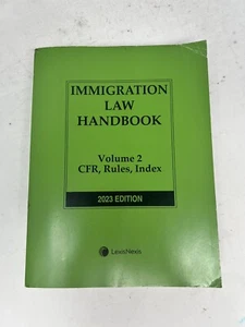 Immigration Law Handbook Volume 2 CFR Rules Index 2023 edition - Picture 1 of 6