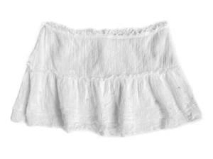 Vintage Sportsgirl White Clear Beaded & Sequin Mini Skirt | Size 6 | Excellent - Picture 1 of 4